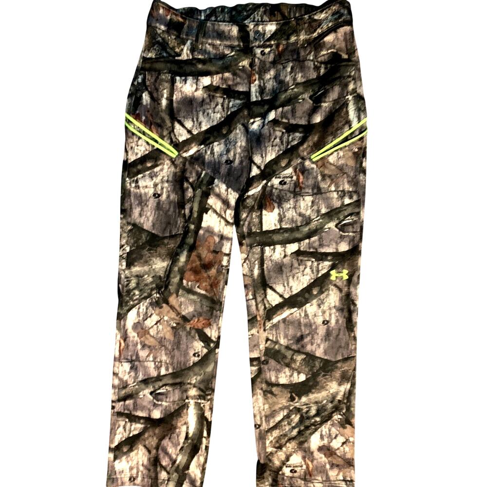 UNDER ARMOUR MOSSYOAK CAMO SCENT CONTROL ZIPPER POCKETS TREESTAND PANTS XL